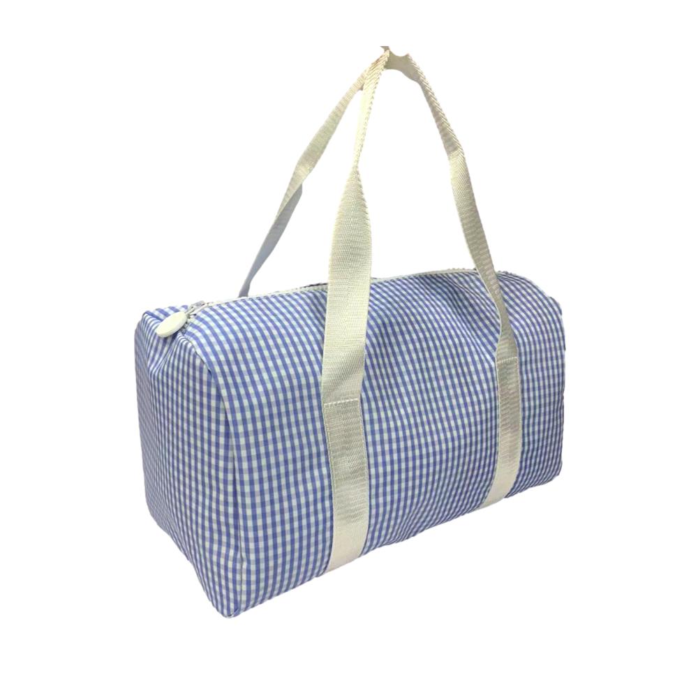 DUFFEL BAG - MINI PACKER - DUFFEL BAG GINGHAM SKY