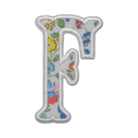 Posies Appliqué Letters *2 Pc Pre-Pack* Letter F