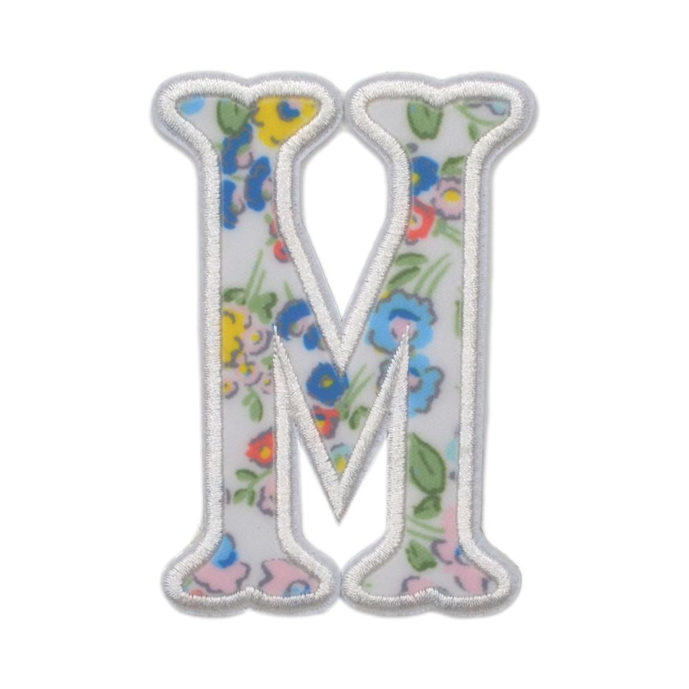 Posies Appliqué Letters *2 Pc Pre-Pack* Letter M