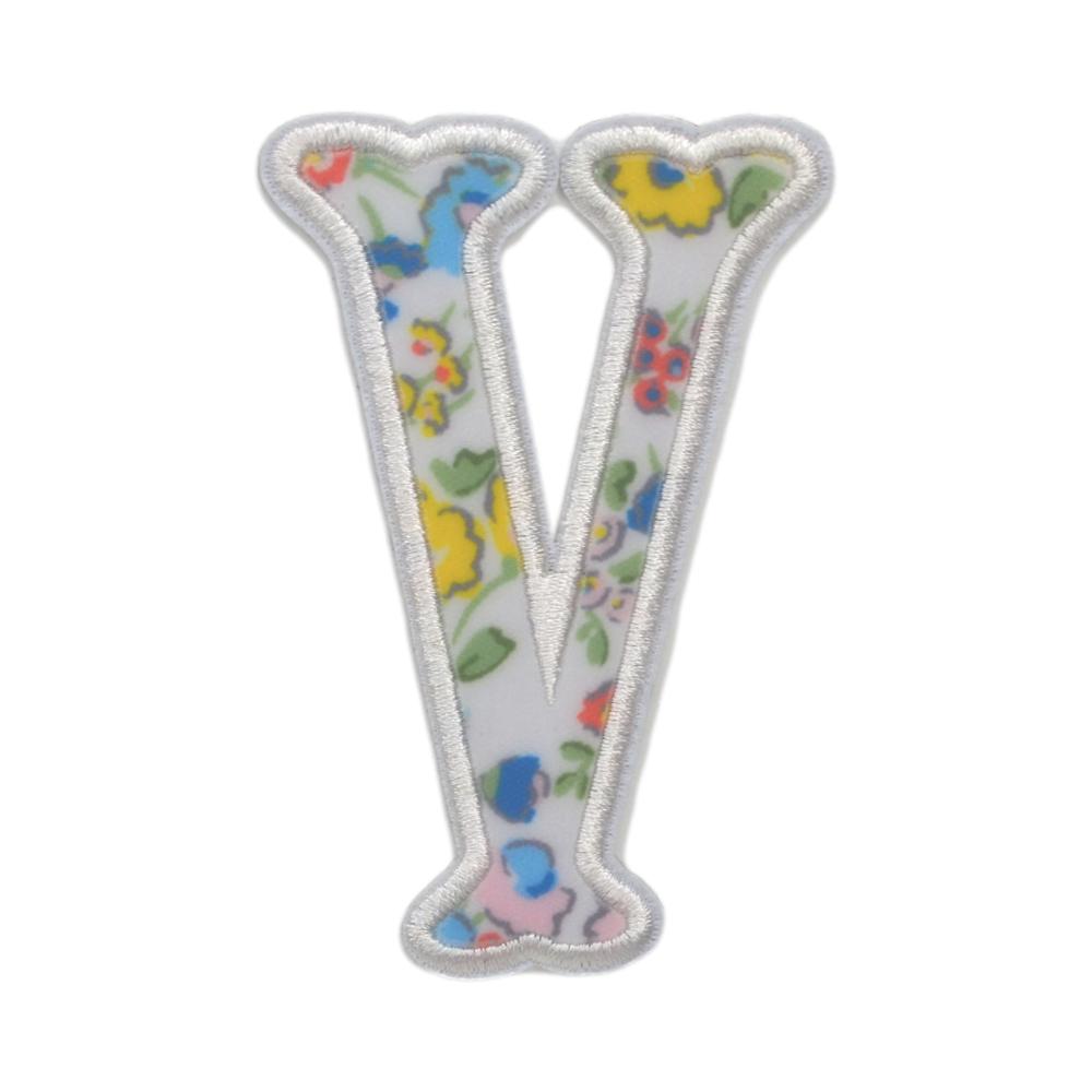 Posies Appliqué Letters *2 Pc Pre-Pack* Letter V