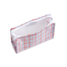 Roadie Medium - Classic Plaid Red Zip Pouch