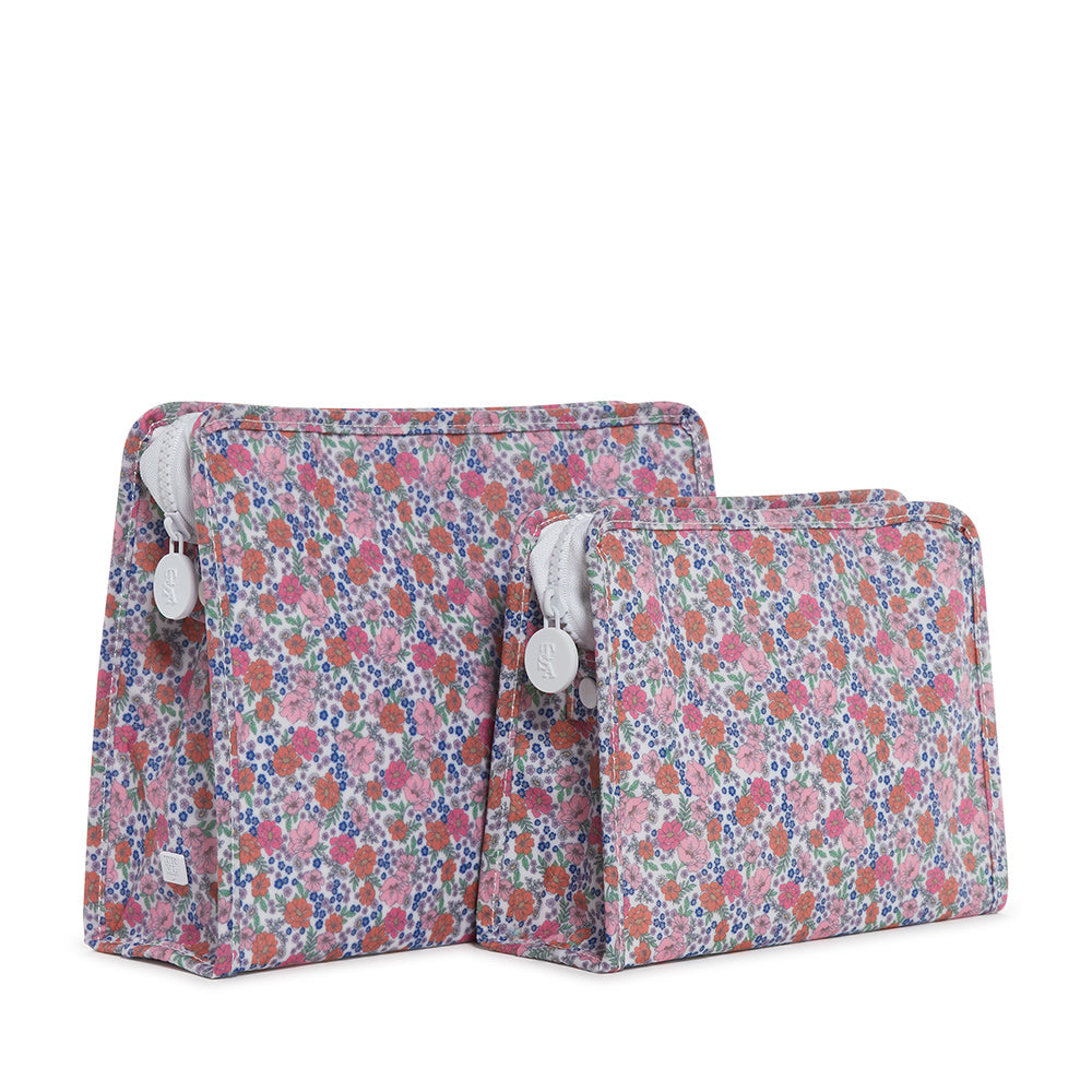 Roadie Large - Posies Zip Pouch