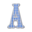 Gingham Sky Appliqué Letters *2 Pc Pre-Pack* Letter A