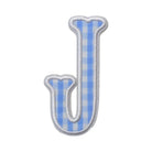 Gingham Sky Appliqué Letters *2 Pc Pre-Pack* Letter J