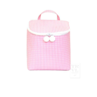 Lunch Box - TAKE AWAY LUNCH BAG - INSULATED GINGHAM PINK