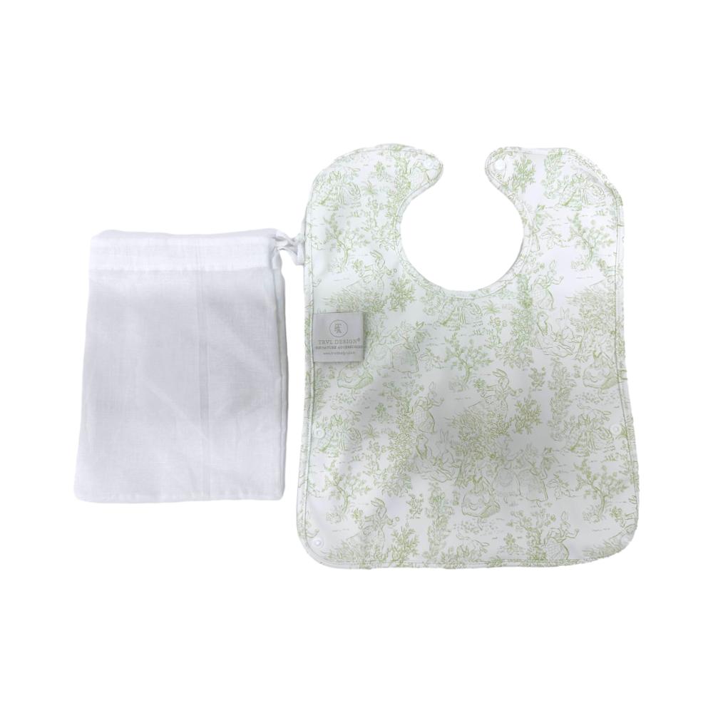 Best Bib - Bunny Toile Green *2 Pc Pre-Pack* *New!