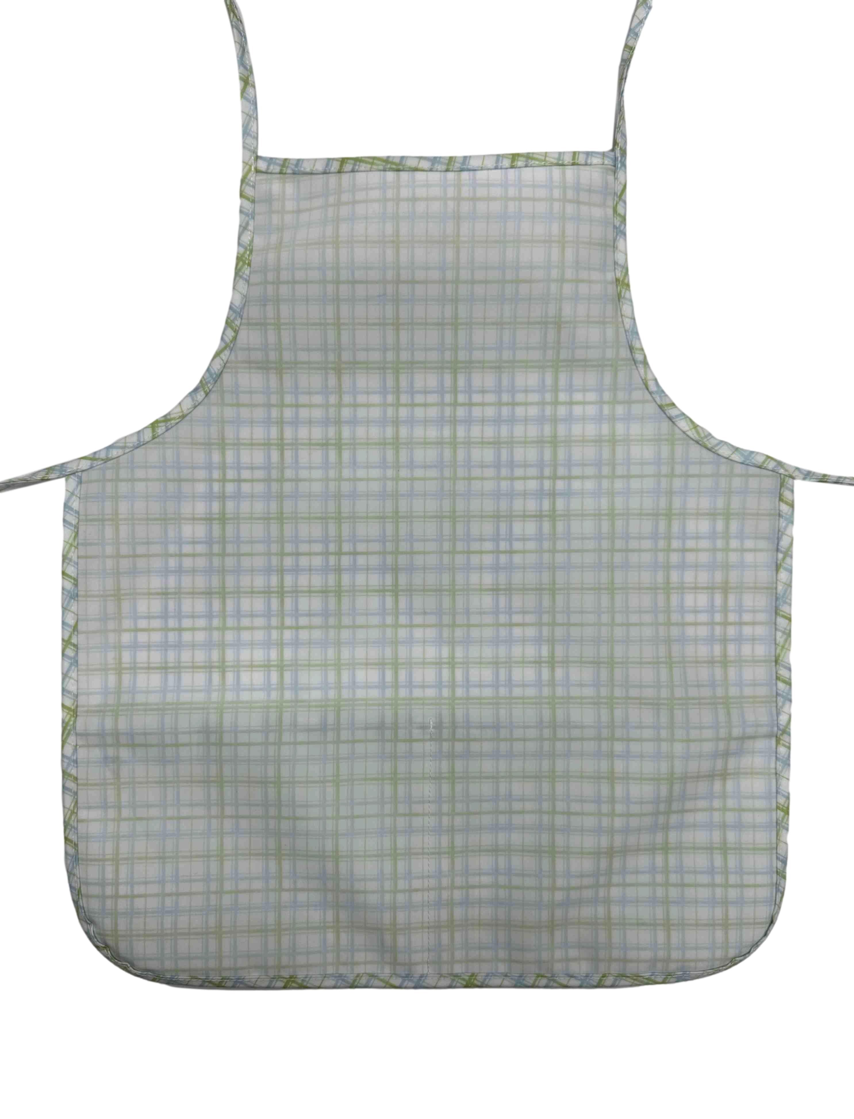 APRON - CLASSIC PLAID GREEN *NEW STYLE! *2 PC PRE-PACK*