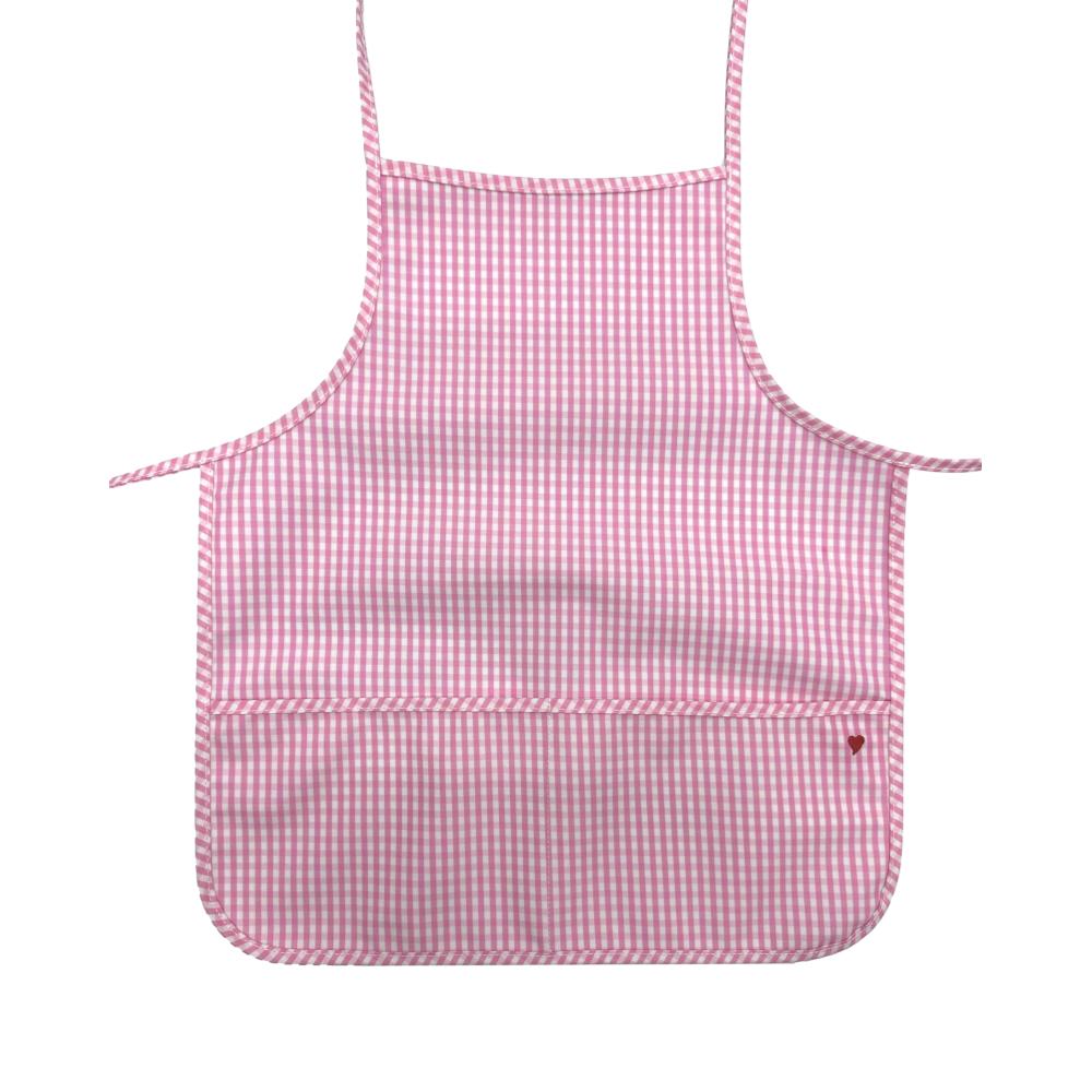 APRON - GINGHAM PINK NEW! *2 PC PRE-PACK*