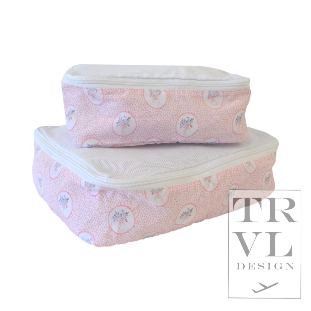 PACKING BUDDY - FLORAL MEDALLION PINK