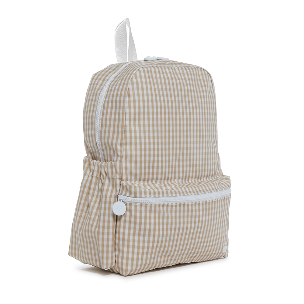 Backpacker - Backpack Gingham Khaki Backpacks