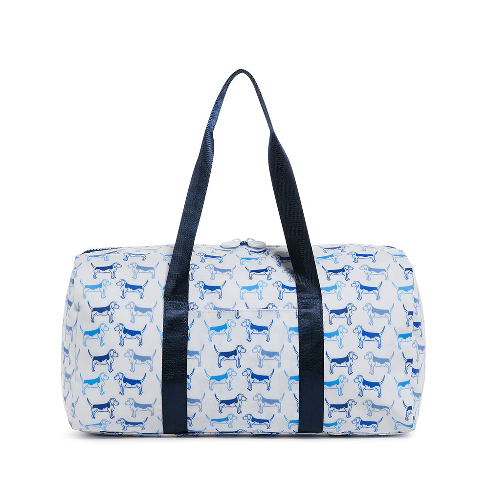 Duffel - Puppy Love Blue Weekender Bag Duffel Bags