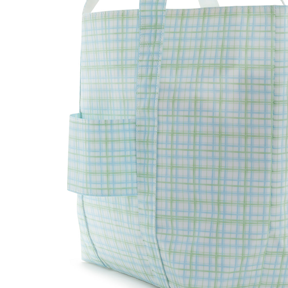 Jumbo Tote - X-Large Tote Classic Plaid Green Bags