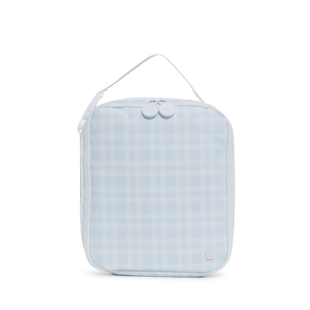 Lunch Box Insulated Lunch Bag - Pimlico Plaid Blue *New Shape! Bags