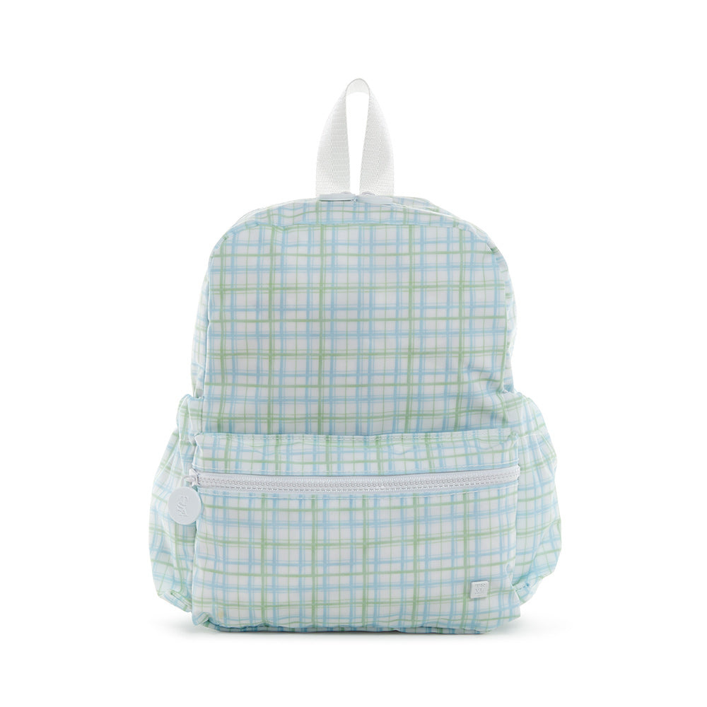 Mini Backer - Classic Plaid Green Backpack *New!