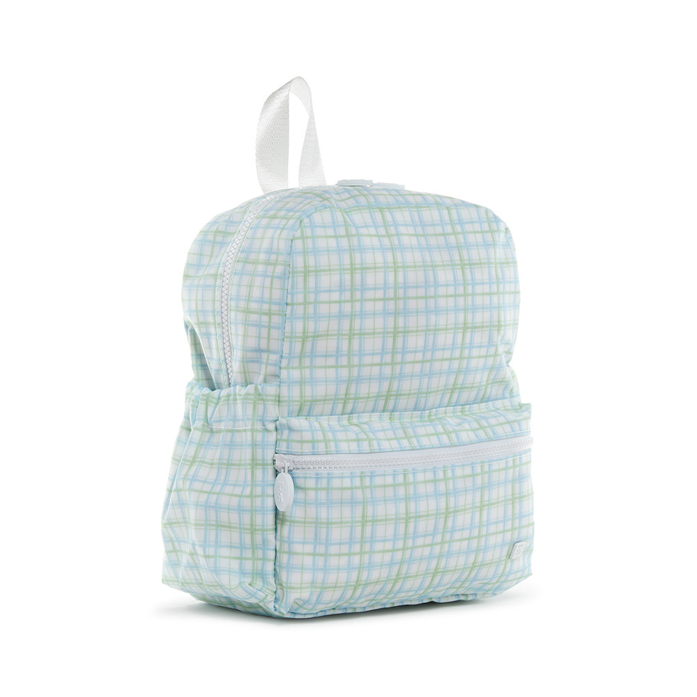 Mini Backer - Classic Plaid Green Backpack *New!