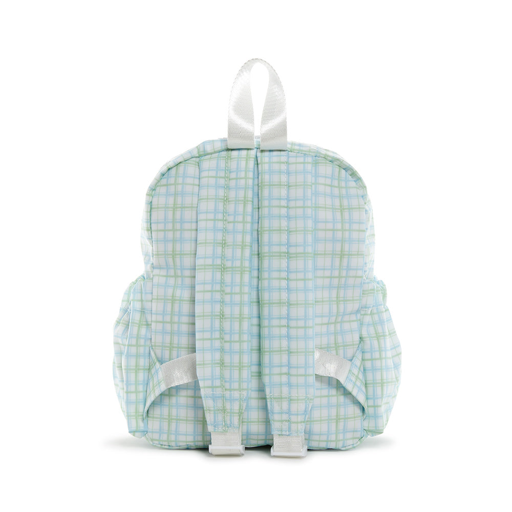 Mini Backer - Classic Plaid Green Backpack *New!