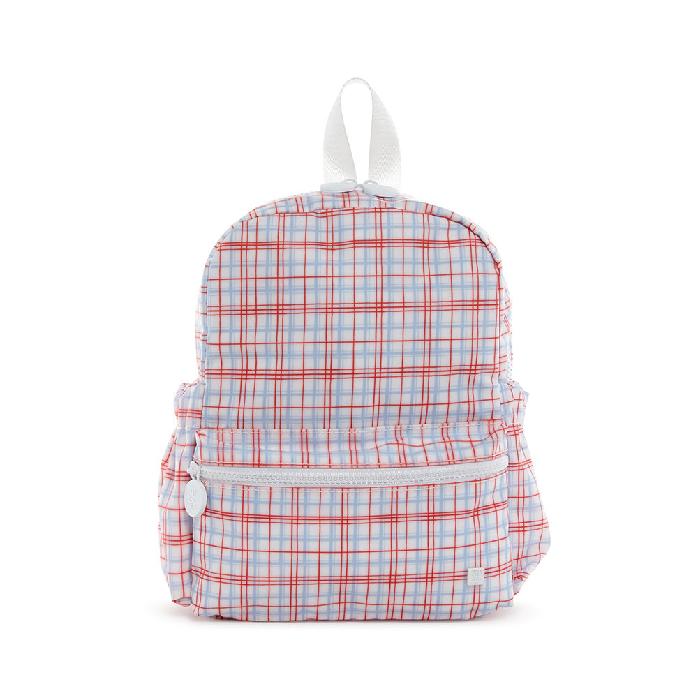 Mini Backer - Classic Plaid Red Backpack *New!