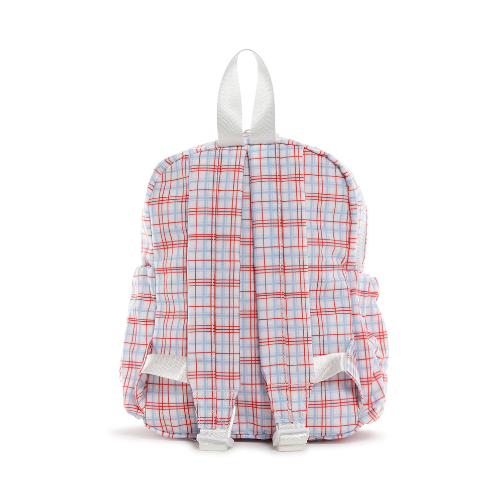 Mini Backer - Classic Plaid Red Backpack *New!