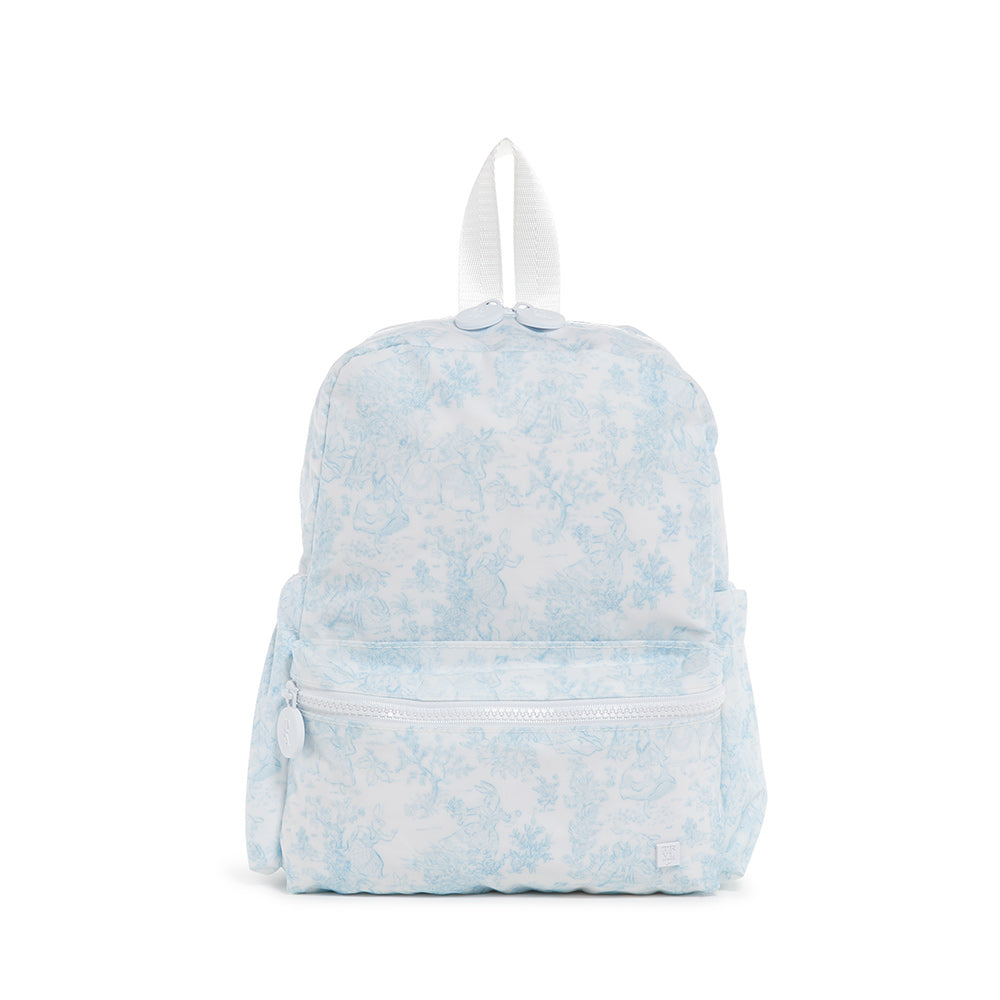 Mini Backer - Bunny Toile Blue Backpack Backpacks