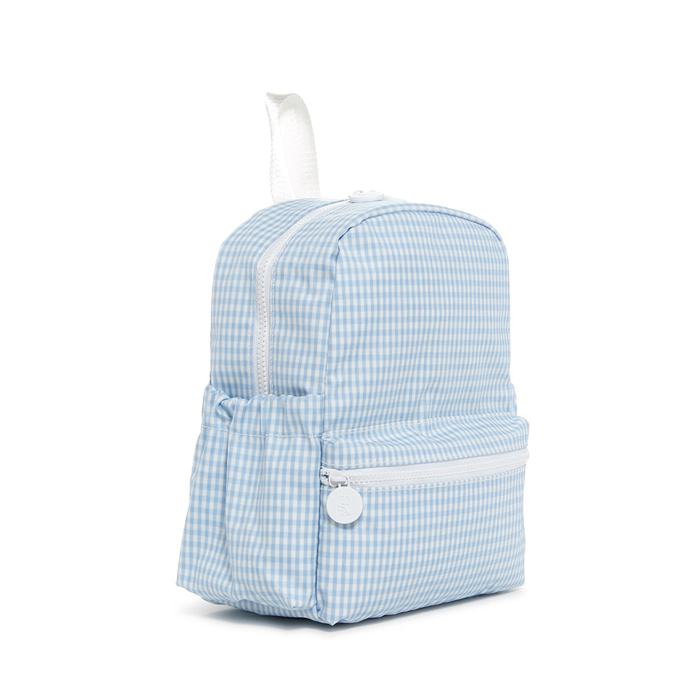 Mini Backer - Gingham Mist Backpacks