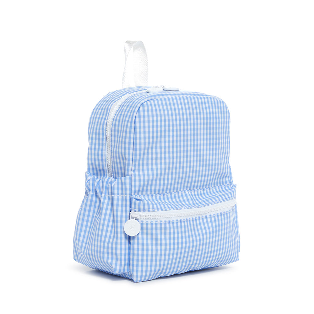 Mini Backer - Gingham Sky Backpacks