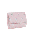 Mini Rollup Hanging Bag - Floral Medallion Pink