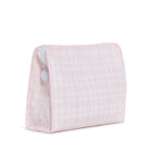 Roadie Large - Pimlico Plaid Pink Zip Pouch Travel Pouches