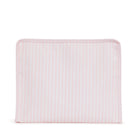 Roadie Large - Pimlico Stripe Pink Zip Pouch