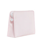 Roadie Large - Pimlico Stripe Pink Zip Pouch