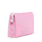 Roadie Large - Gingham Pink Travel Pouches