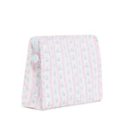 Roadie Large - Ribbon Floral Pink Zip Pouch Travel Pouches