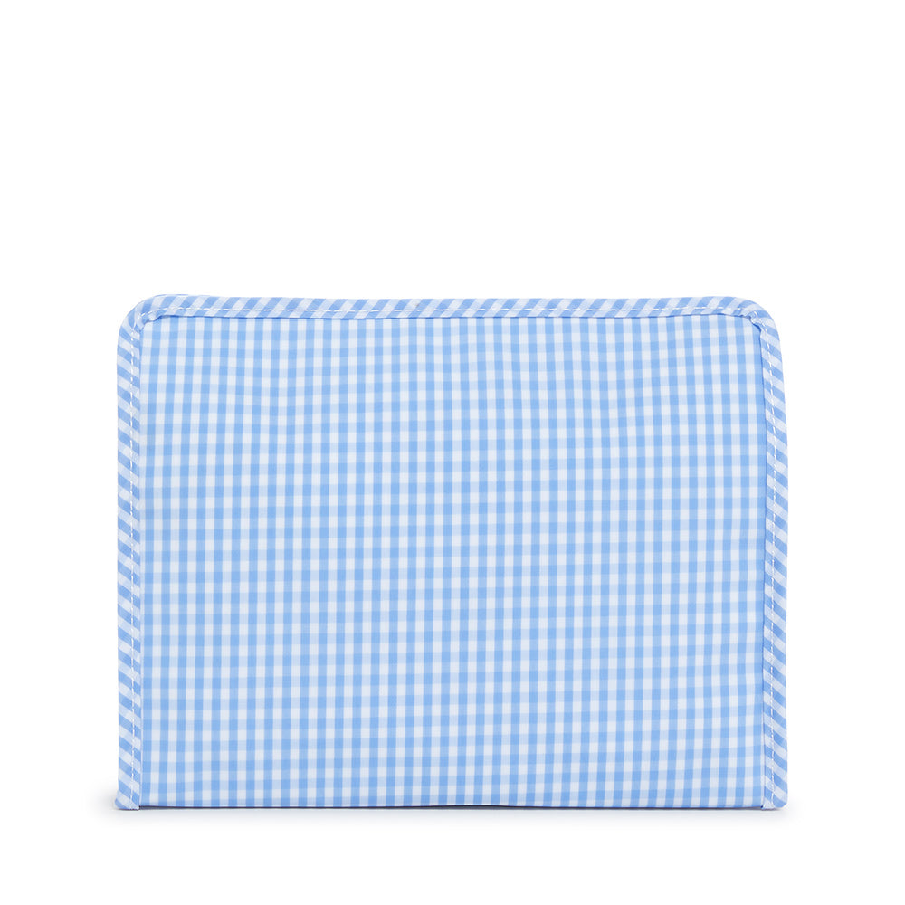 Roadie Large - Gingham Sky Travel Pouches