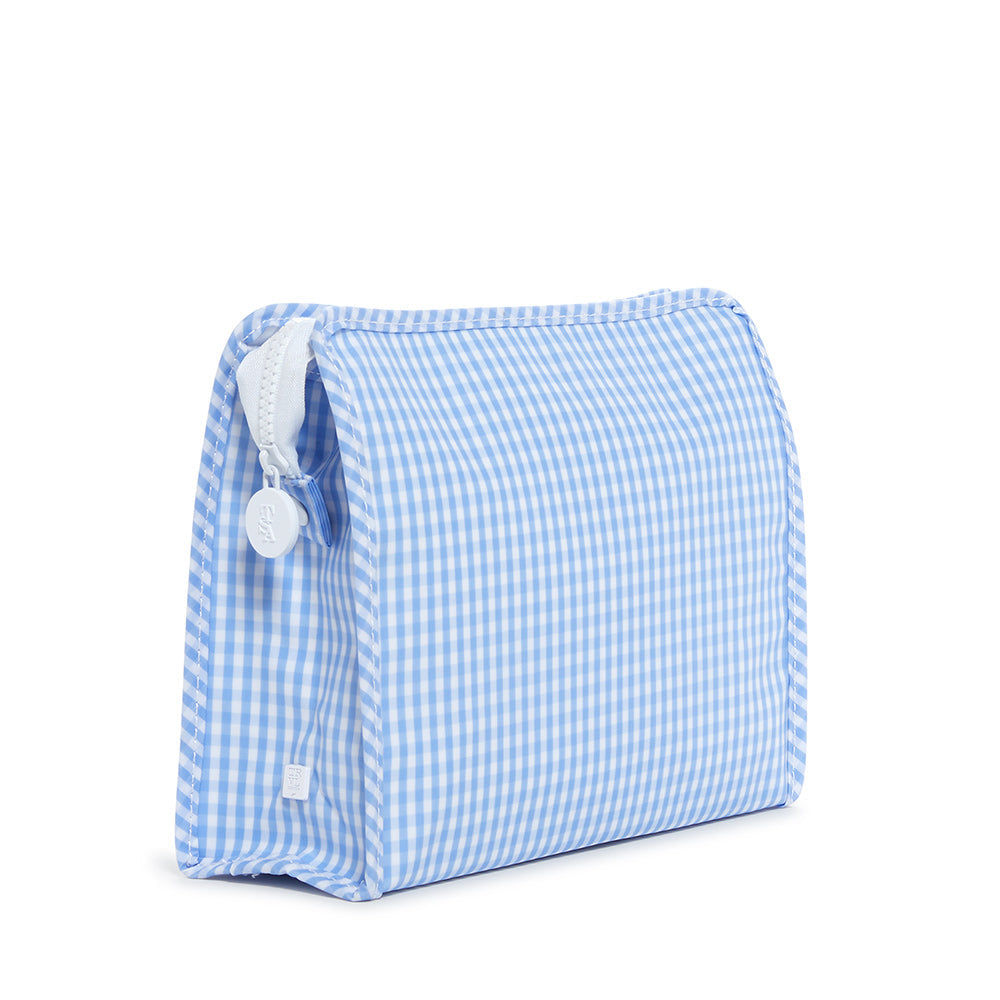 Roadie Large - Gingham Sky Travel Pouches