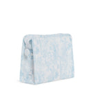 Roadie Medium - Bunny Toile Blue Zip Pouch *New!