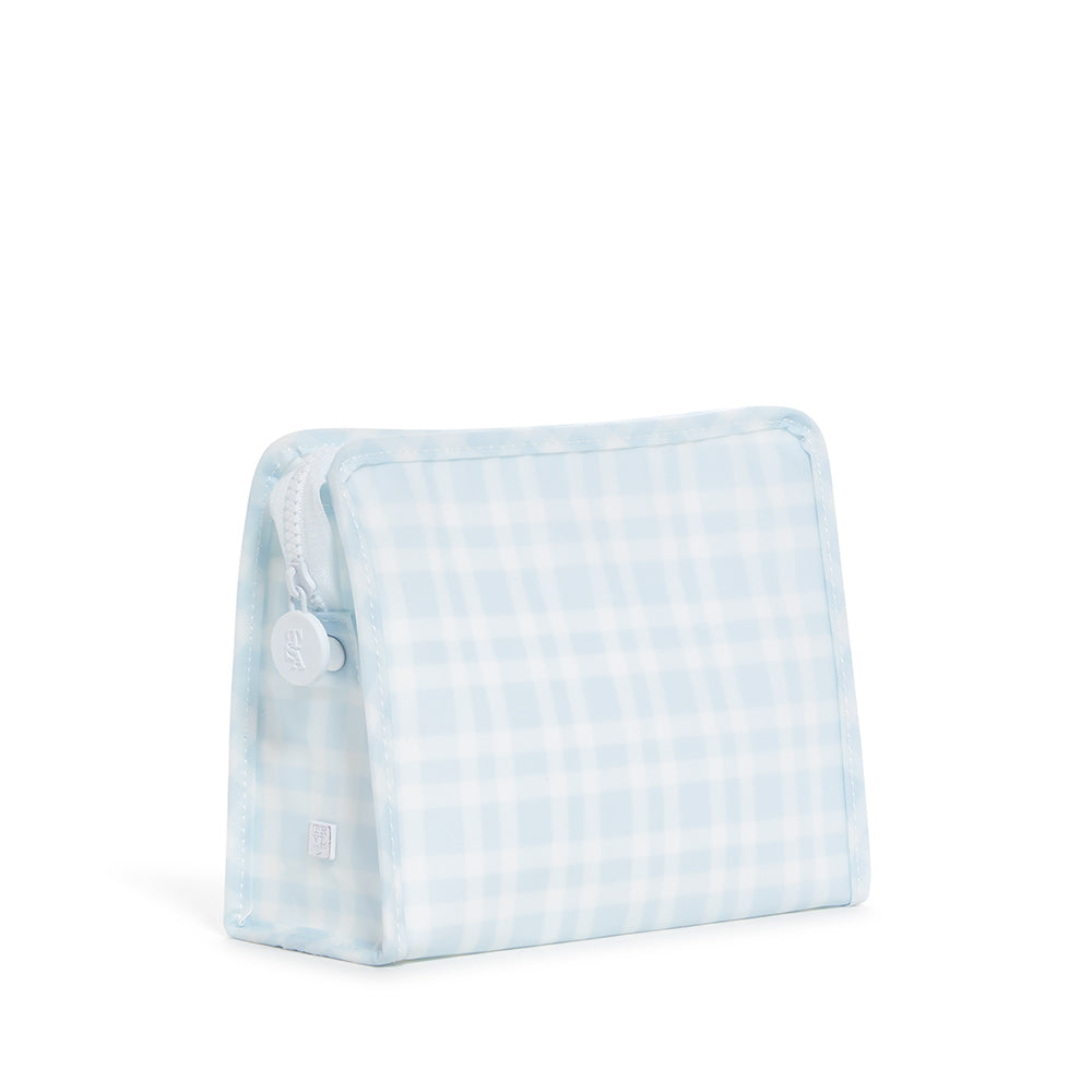 Roadie Medium - Pimlico Plaid Blue Zip Pouch *New! Travel Pouches