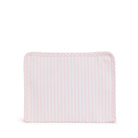 Roadie Medium - Pimlico Stripe Pink Zip Pouch