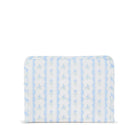 Roadie Medium - Ribbon Floral Blue Zip Pouch Travel Pouches