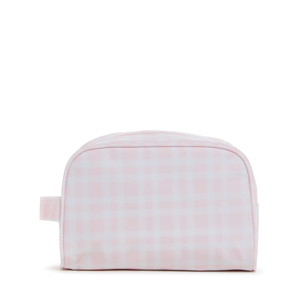 Stow It - Pimlico Plaid Pink Dopp Bag Cosmetic & Toiletry Bags