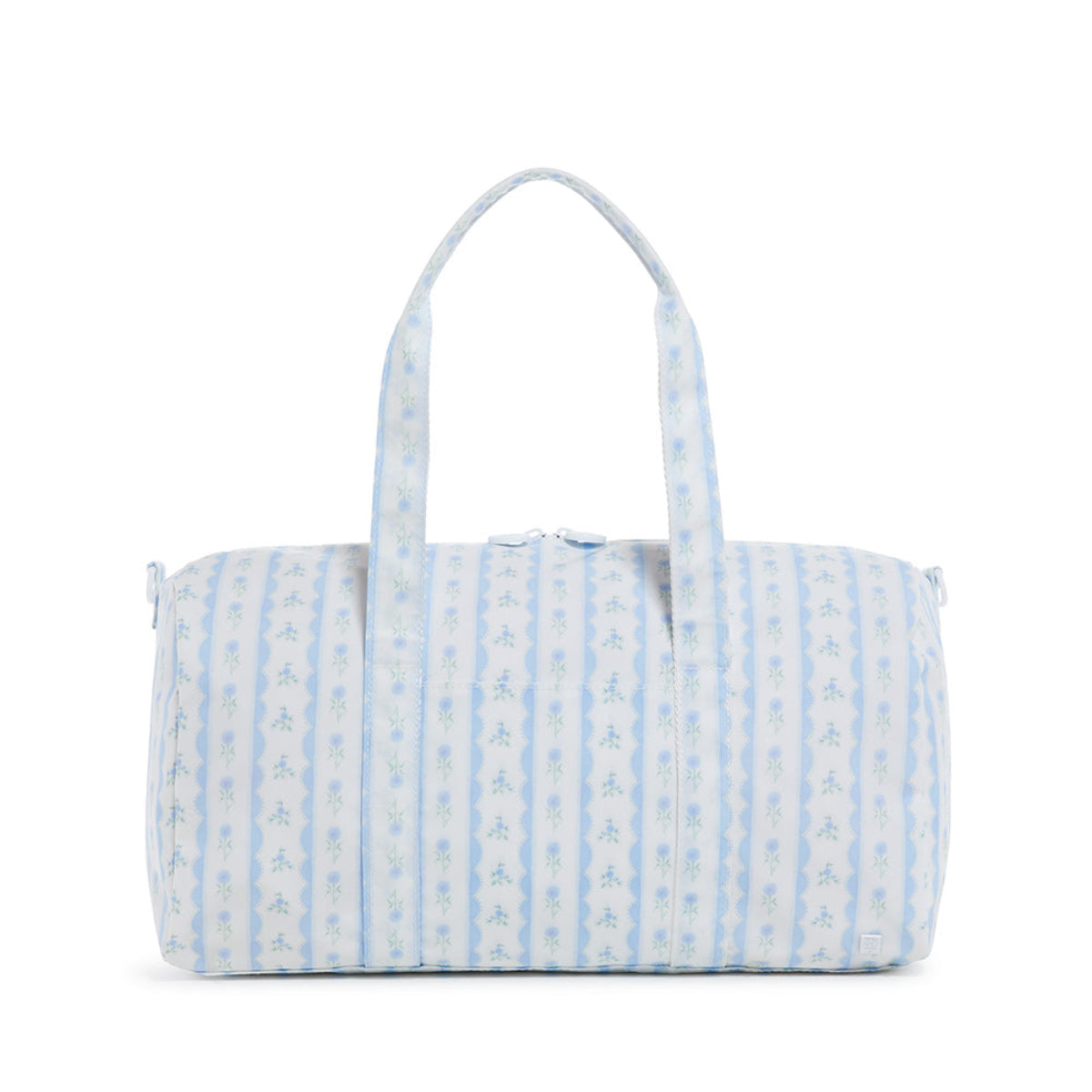 Weekender - Ribbon Floral Blue Duffel Bag Bags