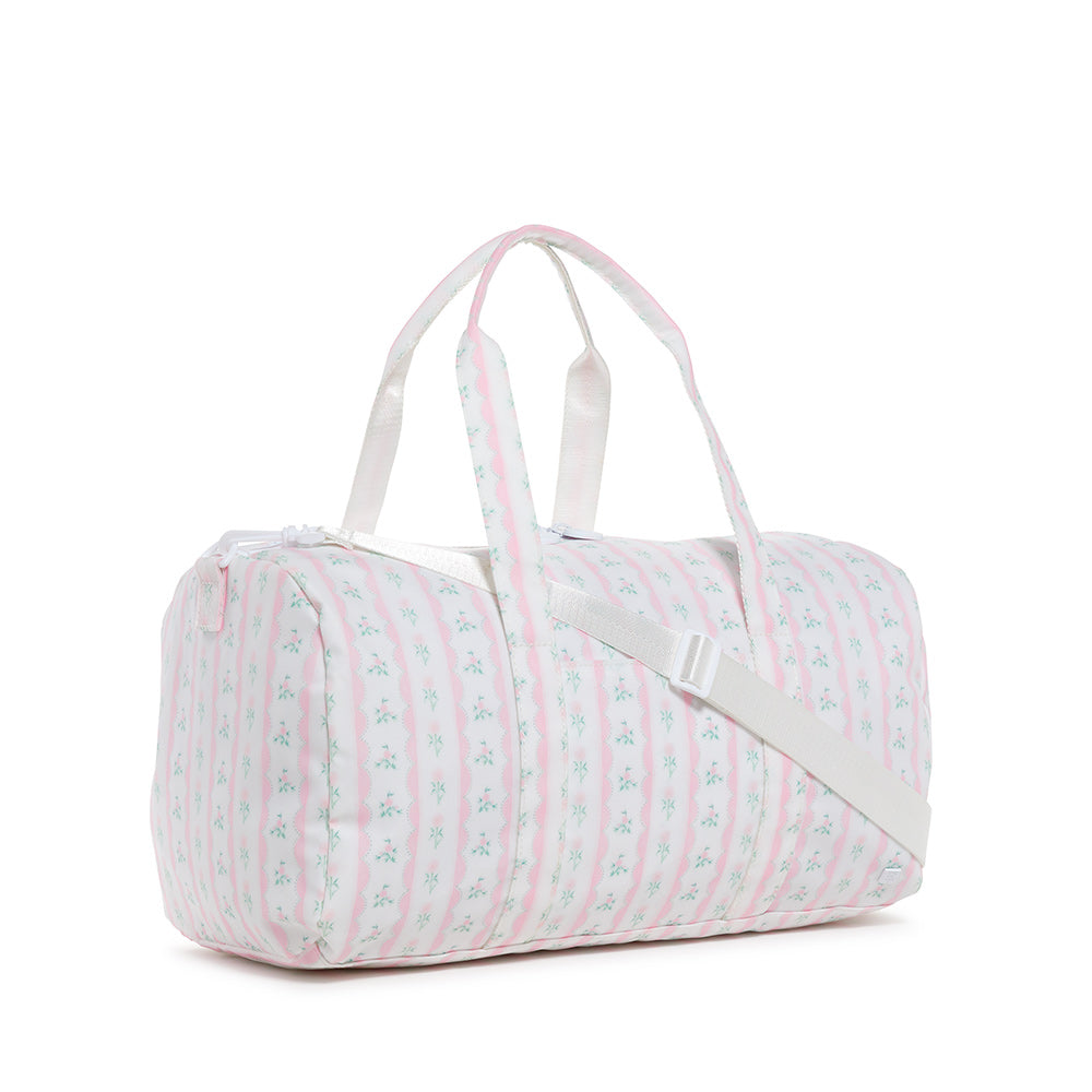 Weekender - Ribbon Floral Pink Duffel Bag Bags