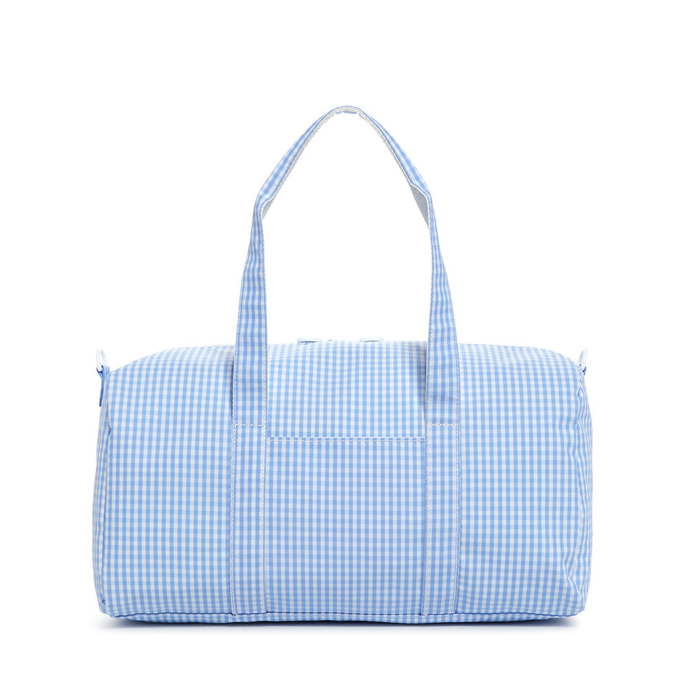 Weekender - Gingham Sky Duffel Bag Bags