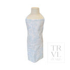 APRON - BUNNY TOILE BLUE *2PC PRE-PACK* - Aprons