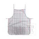 APRON - CLASSIC PLAID RED *NEW STYLE! *2PC PRE-PACK* Pre-Order 2/15-2/28 Ship