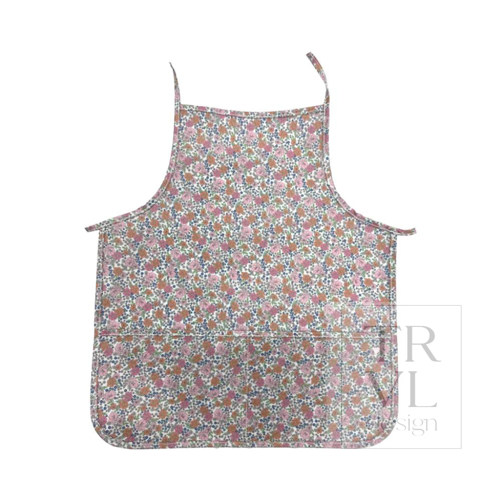 APRON - GARDEN FLORAL *NEW STYLE! *2PC PRE-PACK
