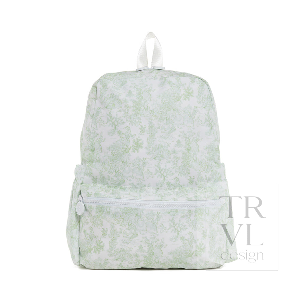 Backpacker - Backpack Bunny Toile Green Bunny Toile Green