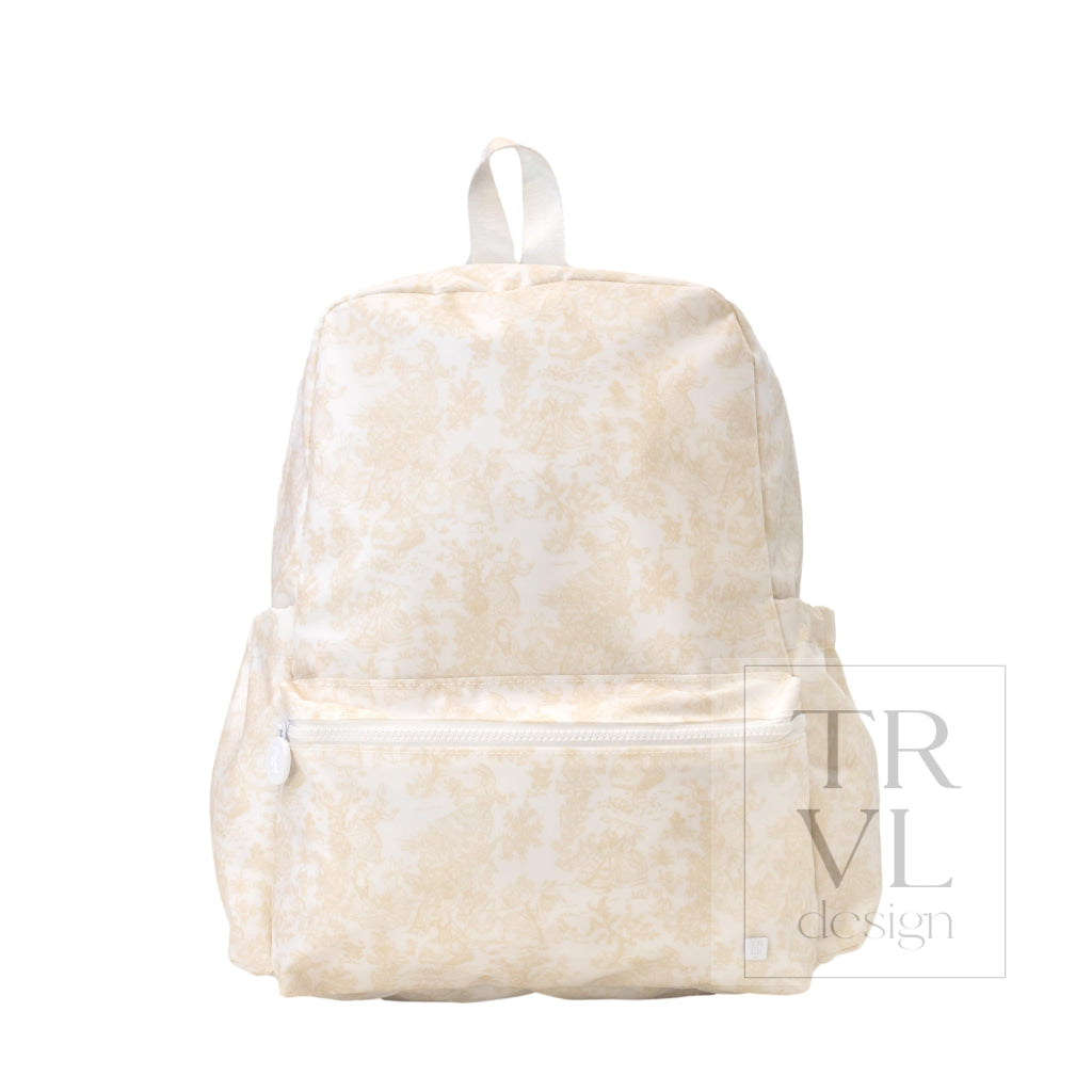 BACKPACKER - BACKPACK BUNNY TOILE SAND - Backpacks