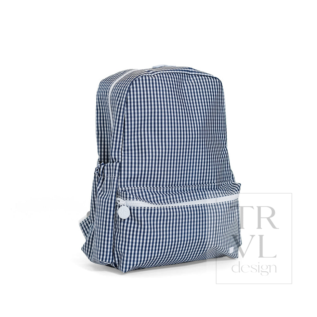 BACKPACKER - BACKPACK GINGHAM NAVY - Backpacks