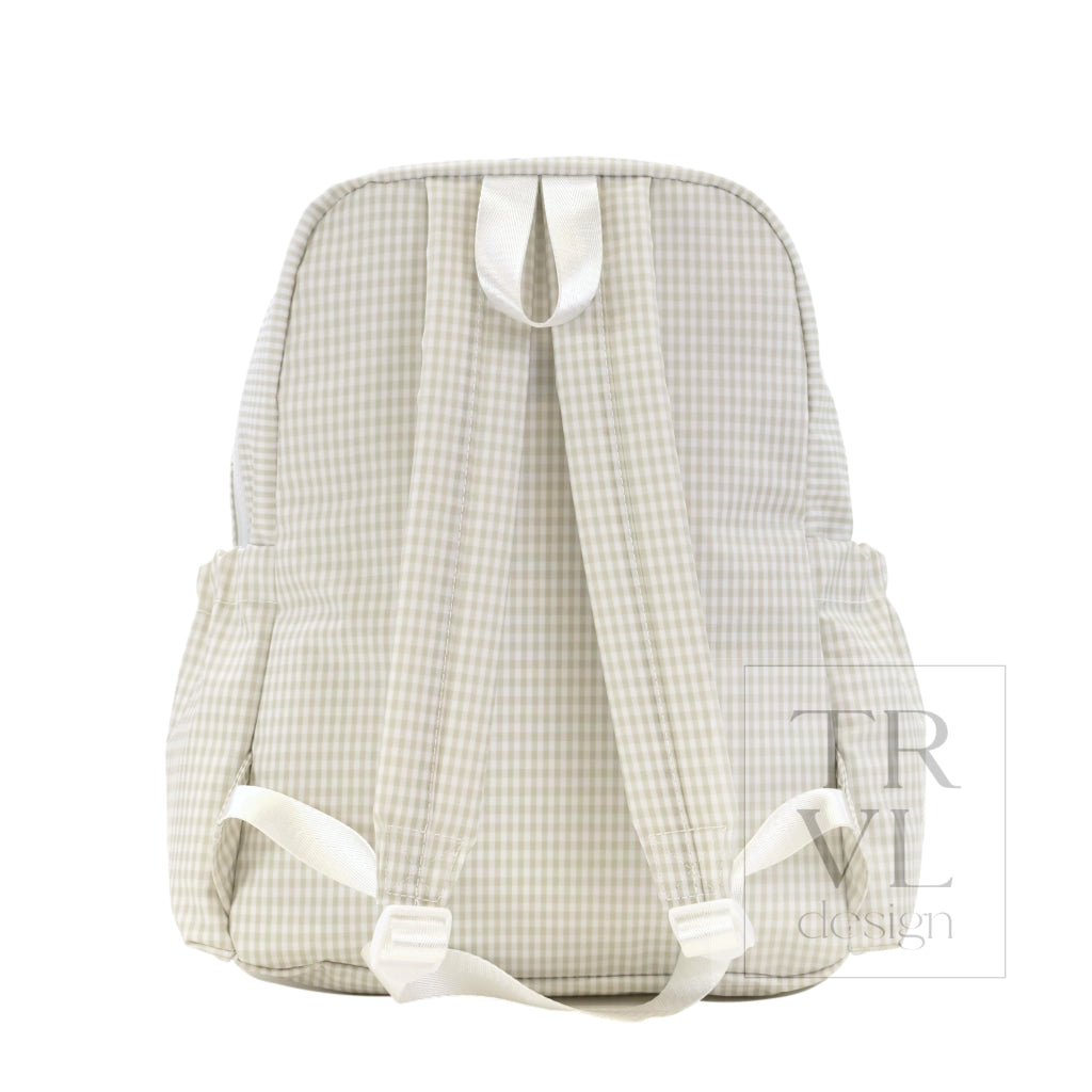 BACKPACKER - BACKPACK GINGHAM PEARL GREY - Backpacks