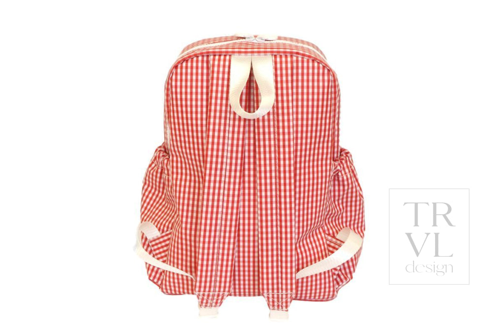 BACKPACKER - GINGHAM RED *TRVL Deal