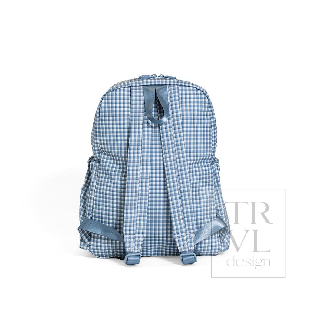 BACKPACKER - BACKPACK RODEO CHECK INDIGO - Backpacks